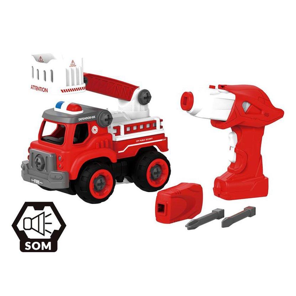 Caminhão Bombeiro Brinquedo Infantil City Machine Multikids - Ri Happy