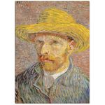 Quebra-Cabeca-Combo---Vincent-Van-Gogh---Retrato-e-Girassois---2000-Pecas---Game-Office---Toyster-3