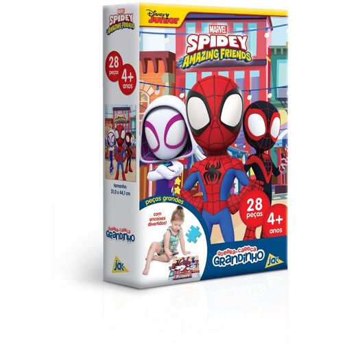 Quebra-cabeça - Marvel - Spidey - 28 Peças - Jak - Grandinho - Toyster