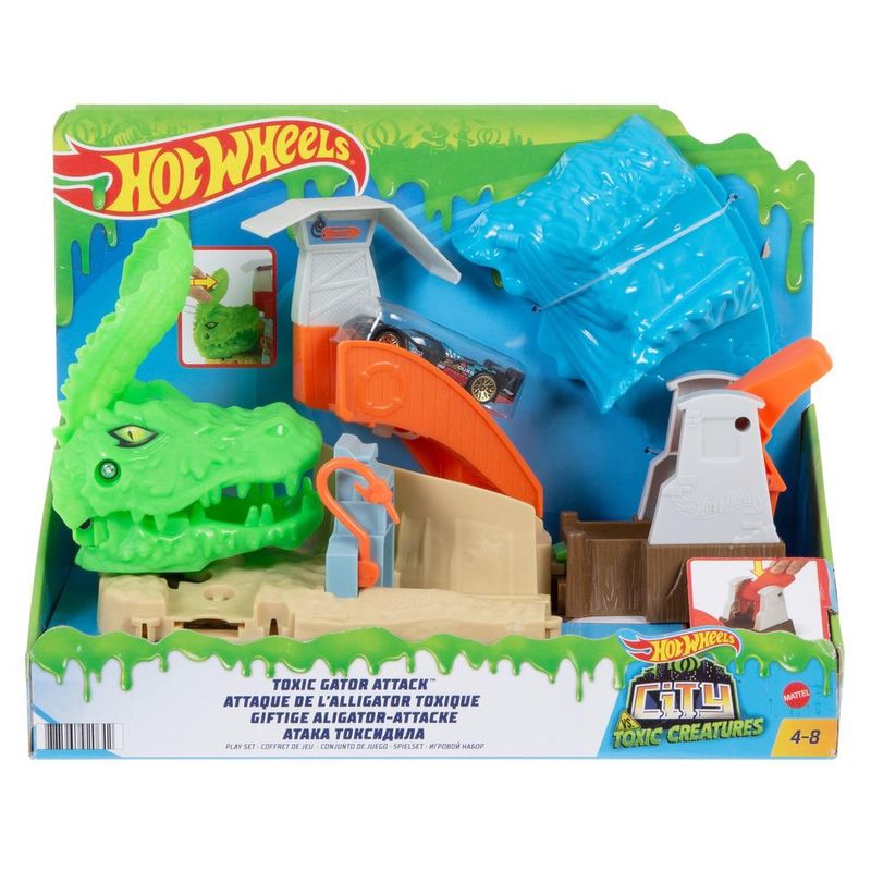 Conjunto---Hot-Wheels---City---Ataque-Toxico-do-Jacare---Mattel-2