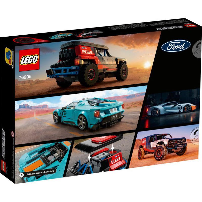 LEGO-Speed-Champions---Ford-GT-Heritage-Edition-e-Bronco-R---76905-1