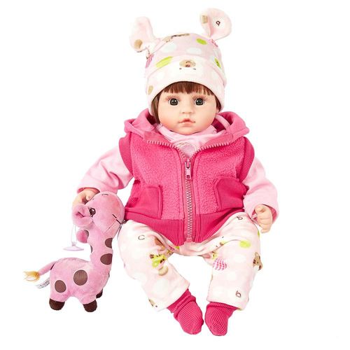 Boneca Bebê Reborn - Laura Baby - Dream Alexa - Com Mecanismo - Rosa - Shiny Toys