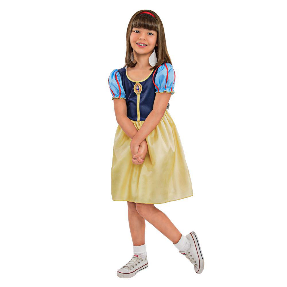 Fantasia infantil da sales branca de neve