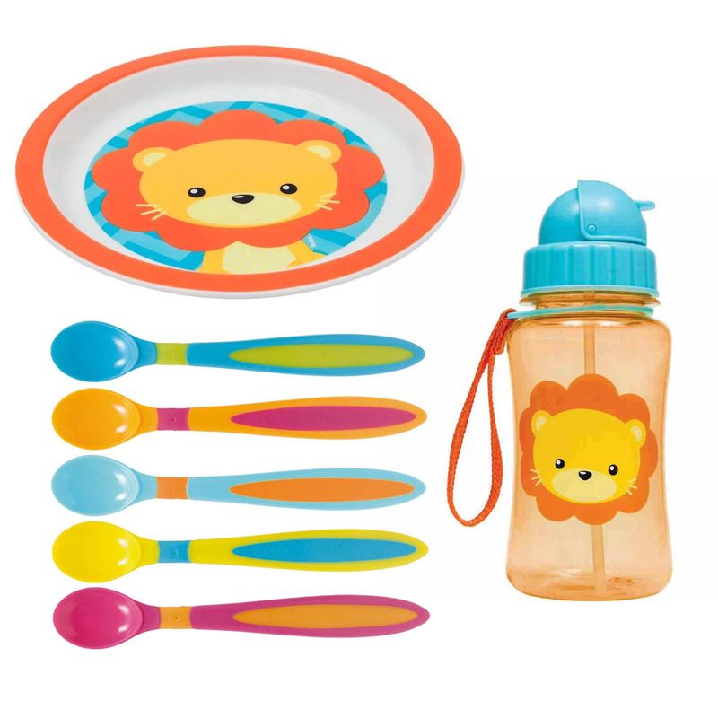 Kit-de-Alimentacao-Animal-Fun---Leao---7-Pecas---Buba