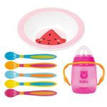 Kit-de-Alimentacao-Frutti---Melancia---7-Pecas-com-Bowl---Buba