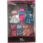 Kit-Vestidos-para-Boneca---Doll-Dress---5-Pecas---Candide-0