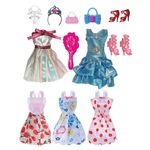 Kit-Vestidos-para-Boneca---Doll-Dress---5-Pecas---Candide-1