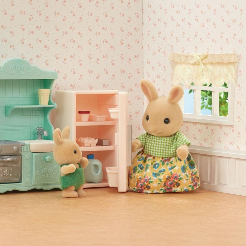 Sylvanian-Families---Conjunto-Geladeira---Mamae-Coelho-Raio-de-Sol---Epoch-4