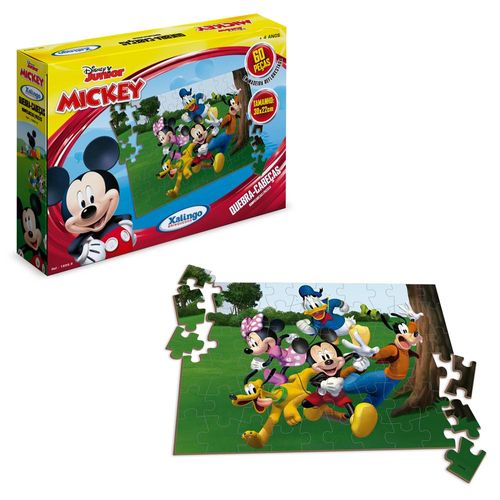 Quebra-Cabeça - Disney Junior - Mickey - 60 Peças - Xalingo