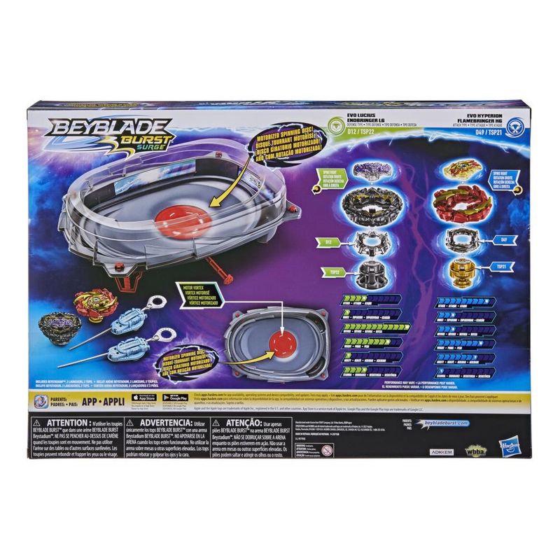 Kit 3 Piões De Batalha - BeyBlade Burst - Surge Speedstorm