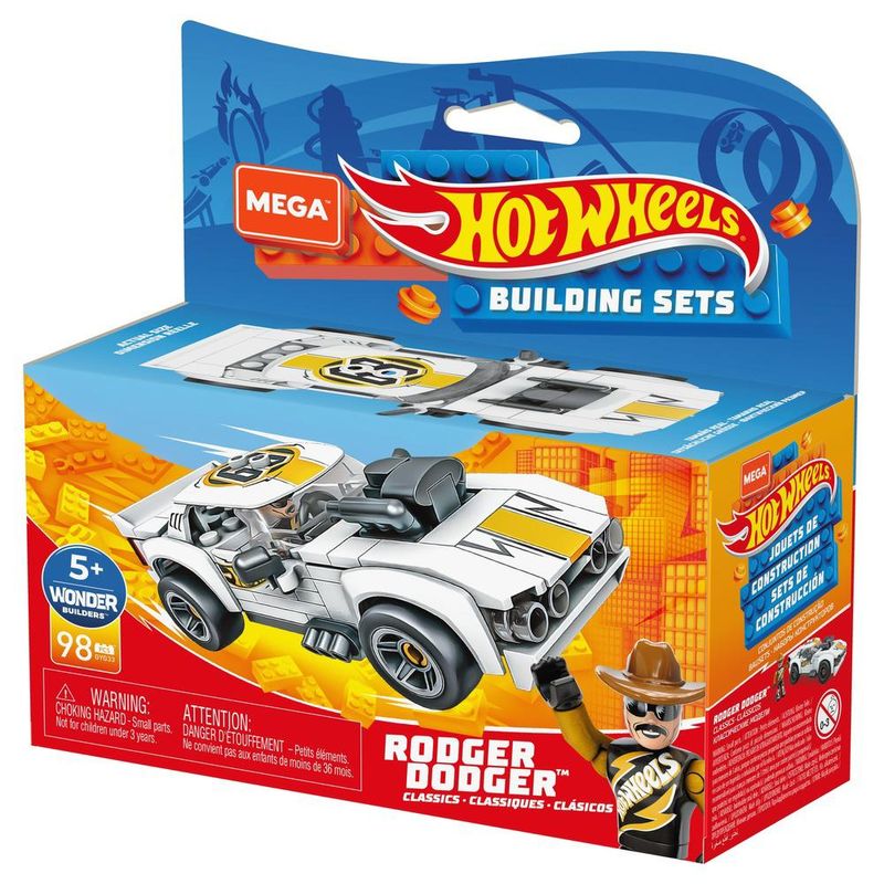 Blocos-de-Encaixe---Mega-Construx---Hot-Wheels---Carro-Rodger-Dodger---Mattel-6
