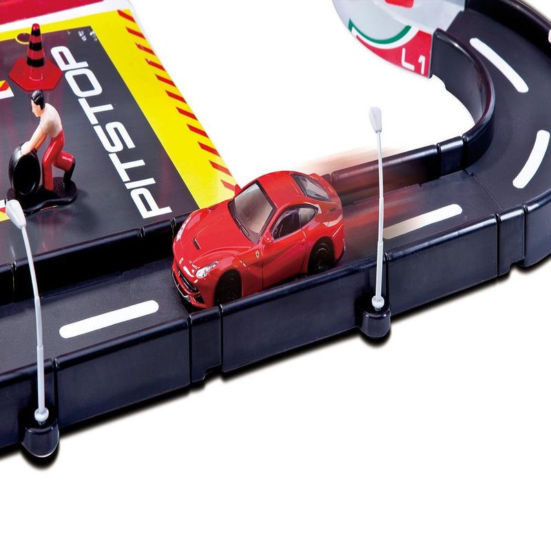 Pista-Racing-Garage---Ferrari---Race-Play-1-43---Burago---Vermelho-1