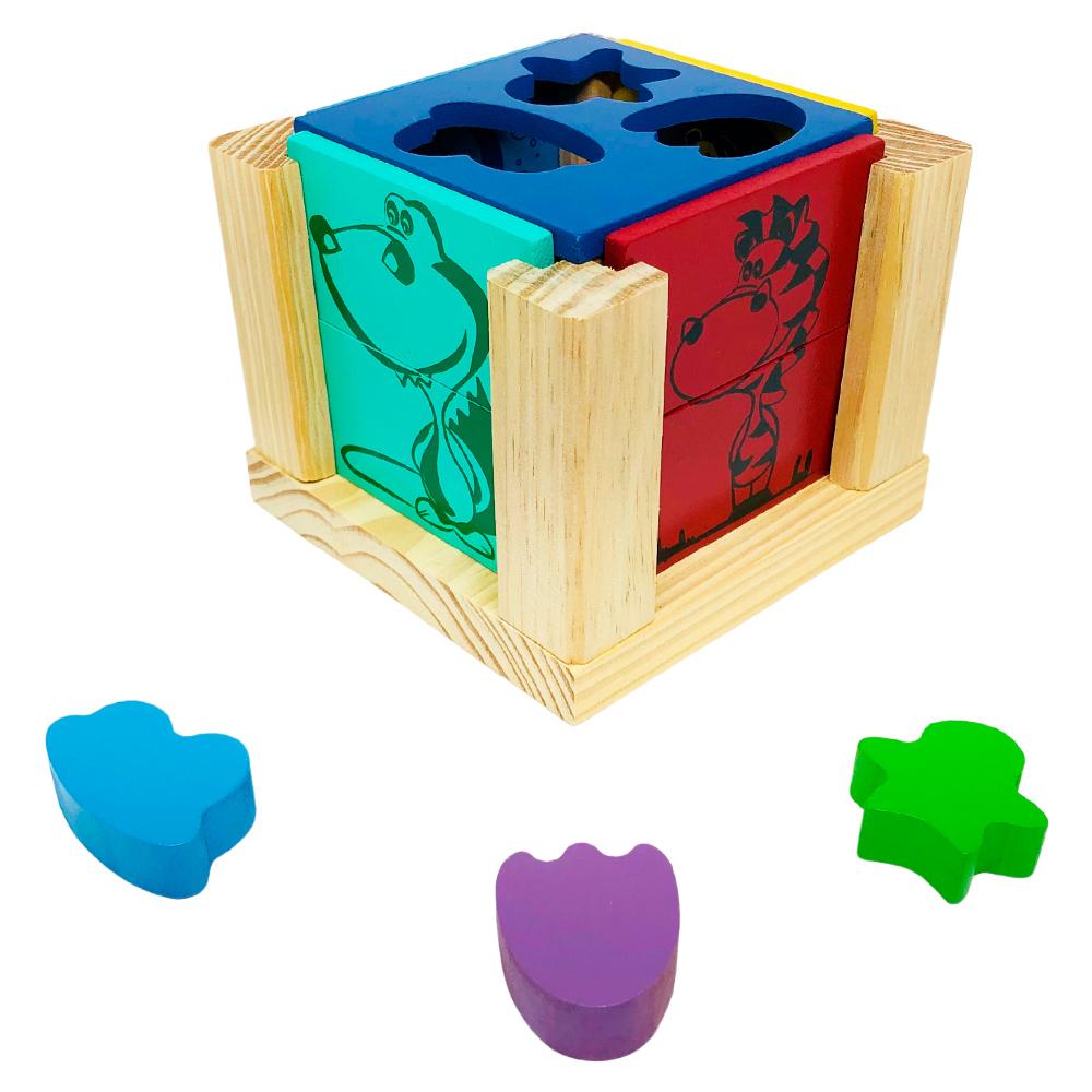 Brinquedo Infantil Cubo Serpente 3x3 Madeira no Shoptime