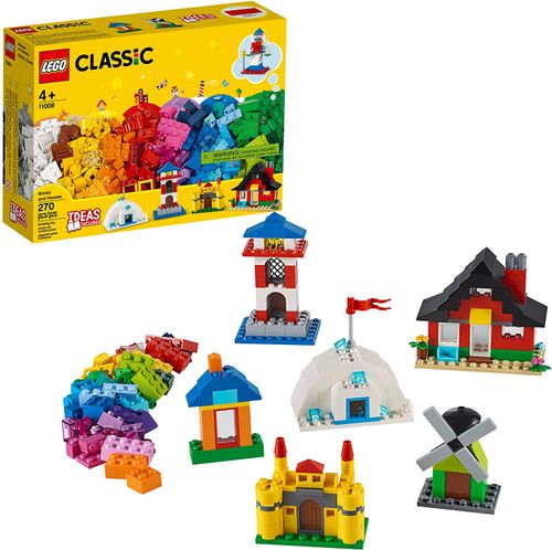Lego Classic Conjunto de Blocos e Casas Básico 270 Pçs 11008