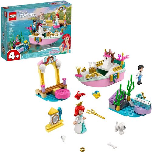 Lego Ariel - Barco de Cerimônia - Disney - 114 Peças 43191