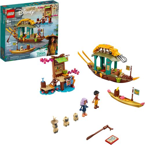 Lego Raya Ultimo Dragão O Barco de Boun Disney 247 Pçs 43185