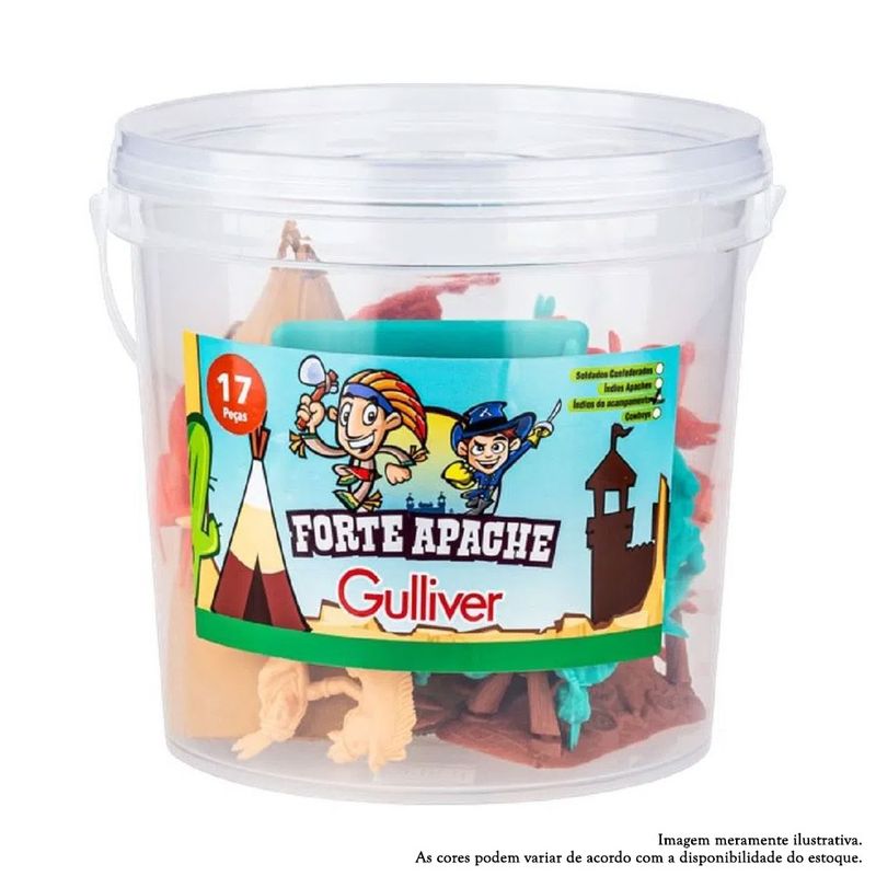 Conjunto-de-Mini-Figuras---Forte-Apache---17-Pecas---Gulliver_Frente