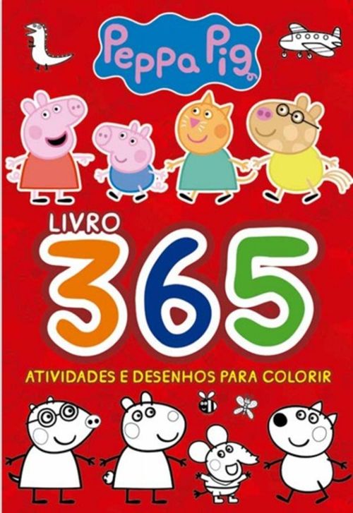 Peppa Pig Livro 365 Atividades e Desenhos para Colorir
