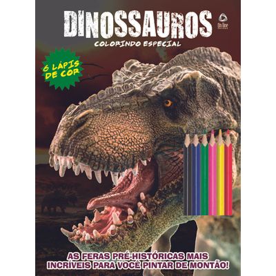 Dinossauros - Colorindo com Lápis de Cor