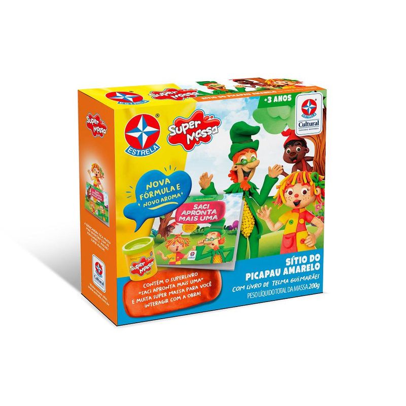 Kit--Massa-de-Modelar---Super-Massa---Livro---Quem-Amarrou-as-Trancas-da-Emilia---Estrela-3
