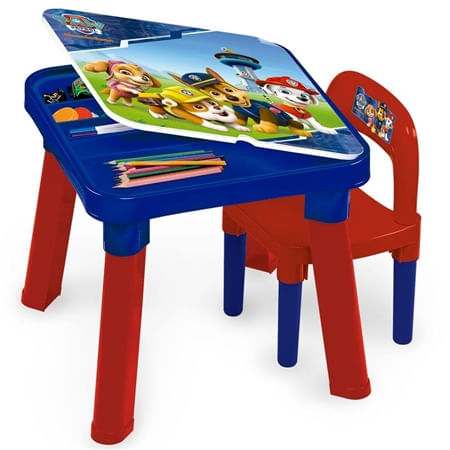 Mesa e Cadeira Infantil - Patrulha Canina - Fun Toys