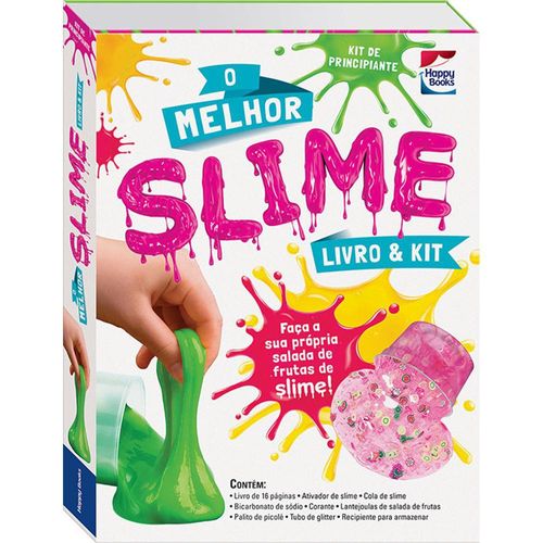 Livro & Kit - O Melhor Slime - Happy Books