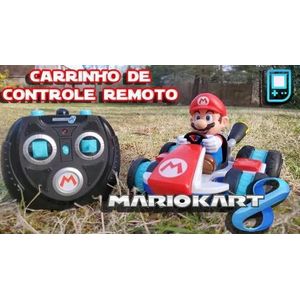 Brinquedo Carro Carrinho de Controle Remoto Mario Bros: Super