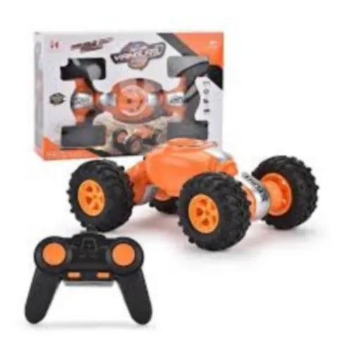 Brinquedo Infantil Carrinho Controle Remoto Sem Fio Laranja - Ri Happy