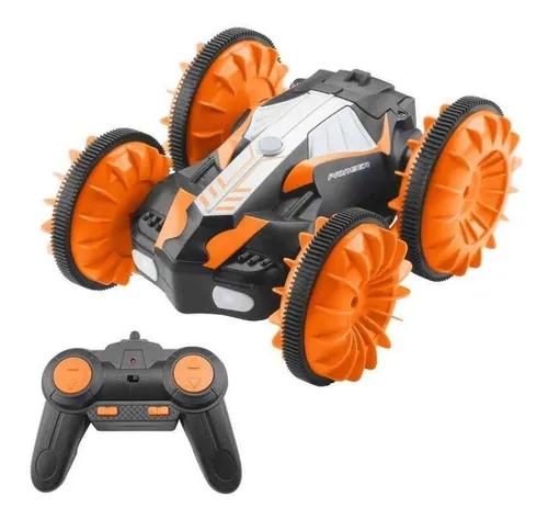 Brinquedo Infantil Carrinho Controle Remoto Sem Fio Laranja - Ri Happy