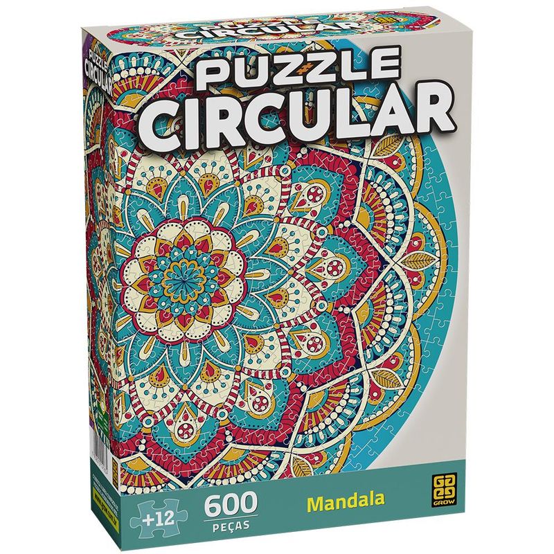 Quebra-cabeca---600-Pecas---Mandala---Circular---Grow-0