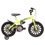 Bicicleta---Aro-16---Dino---Com-Garrafinha---Tk3-Track---Amarelo-Neon-0