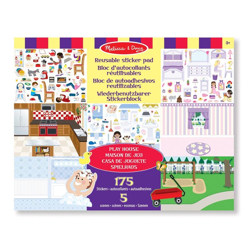 Livro-e-Figurinhas---Cola-Descola---Brincando-de-Casinha---Melissa-e-Doug-2