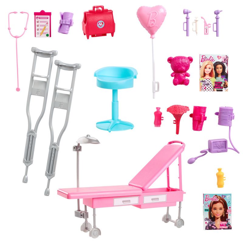 Veiculo-e-Boneca-Barbie---Care-Clinic---Hospital-Medico-e-Enfermeira---Mattel-1