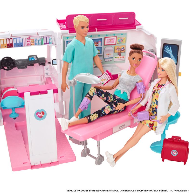 Veiculo-e-Boneca-Barbie---Care-Clinic---Hospital-Medico-e-Enfermeira---Mattel-4