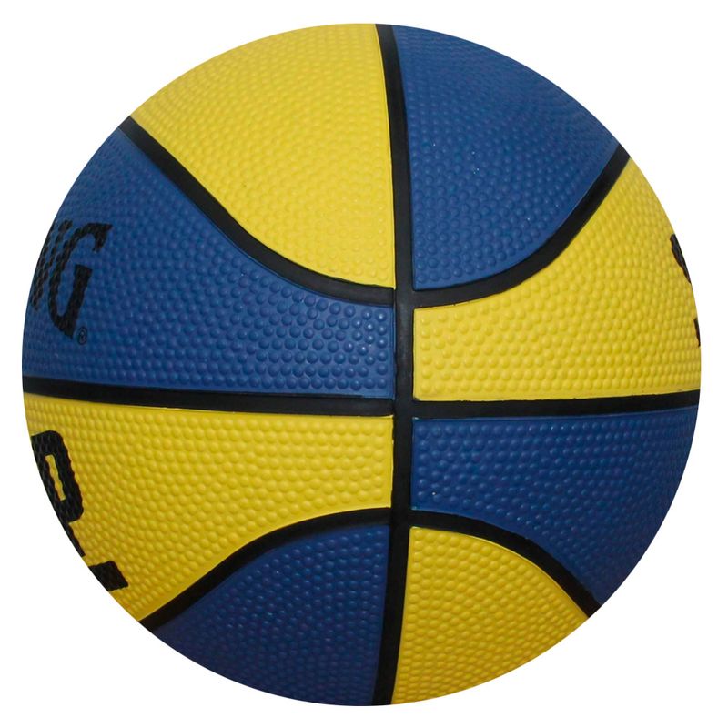 Bola de Basquete Oficial Sports Azul e Amarelo Basket Ball em