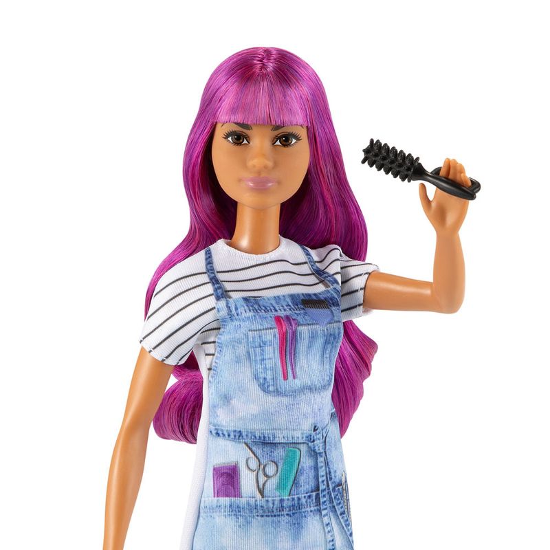 Boneca-Barbie---Profissoes-2021---Morena-Cabelereira---Mattel-3