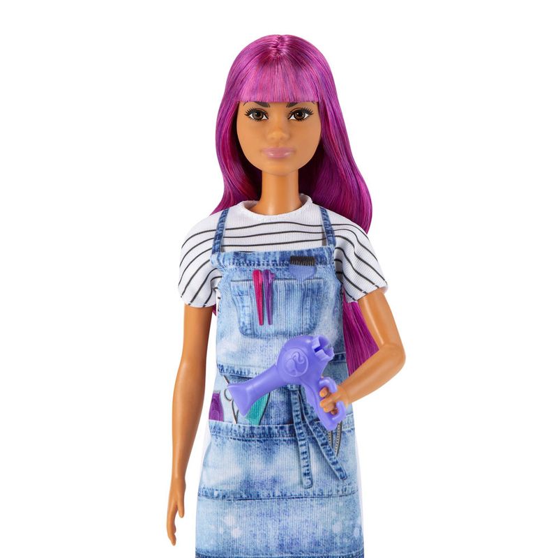 Boneca-Barbie---Profissoes-2021---Morena-Cabelereira---Mattel-4
