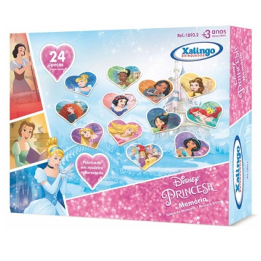 Jogo da Memória - Disney - Princesas - 2161 Grow - Real Brinquedos