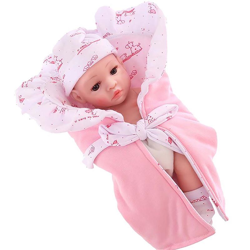 Boneca Bebe Reborn Laura Baby Mini