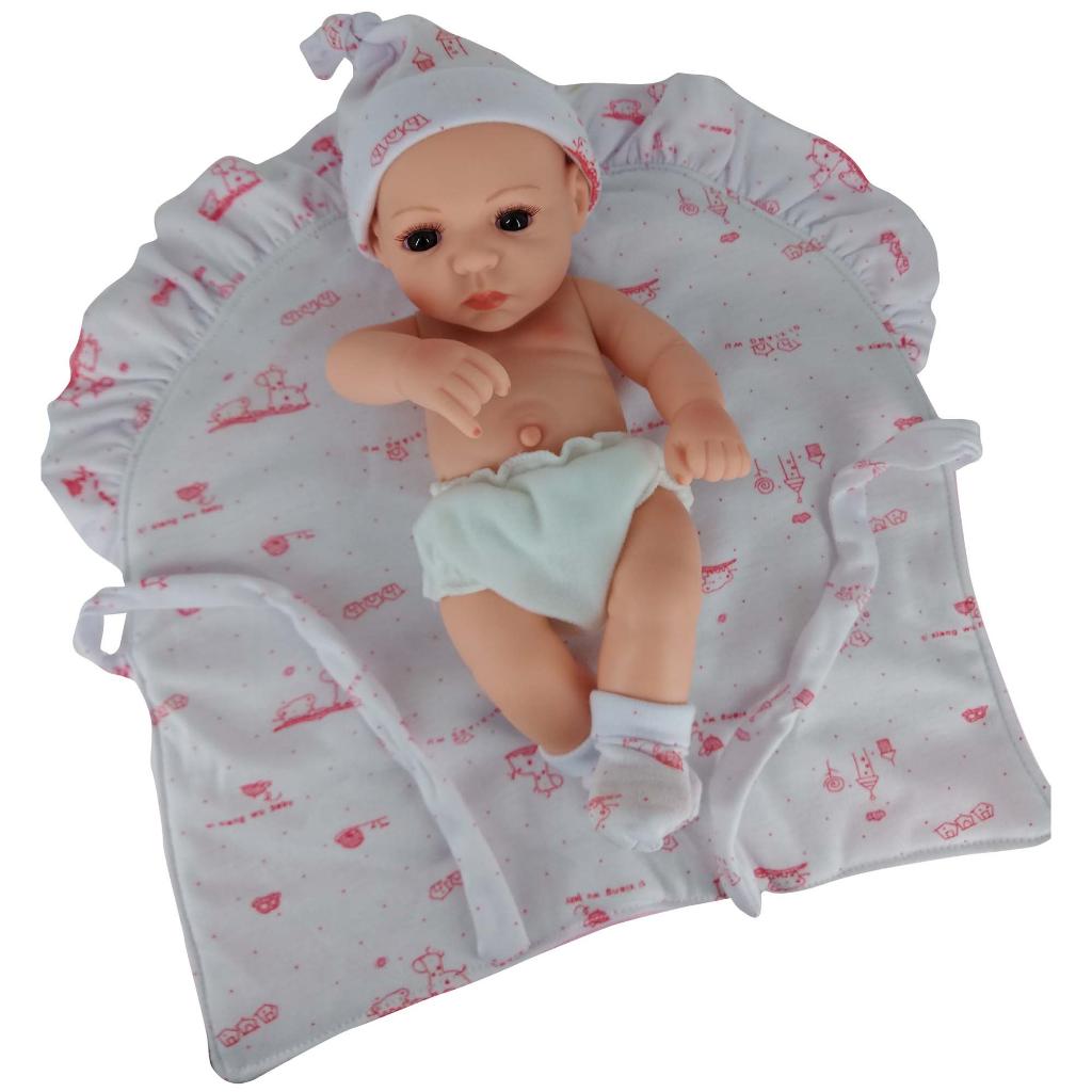 Boneca Bebê - Reborn - Laura Baby - Mini Theo - Shiny Toys - Ri Happy