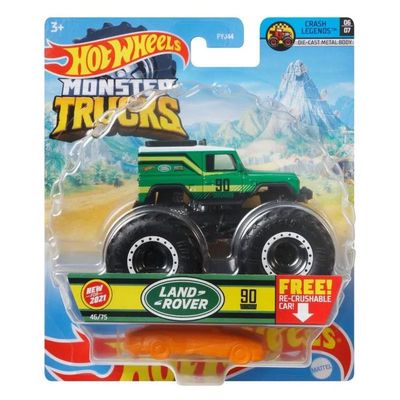 Carrinho Hot Wheels Monster Truck 1:64 Original - Mattel Fyj44