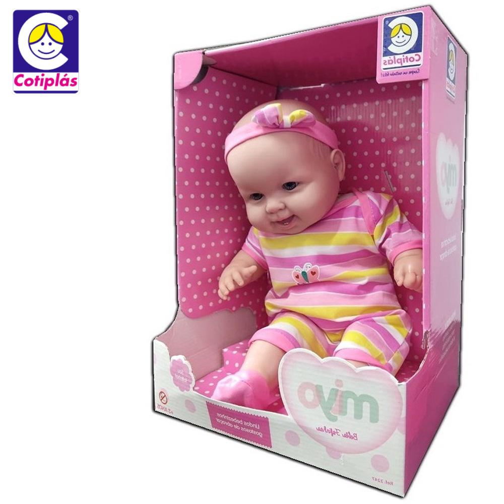 Boneca Miya Bebe Reborn Menina Recém Nascido - Cotiplás - Sempre um  rostinho feliz!