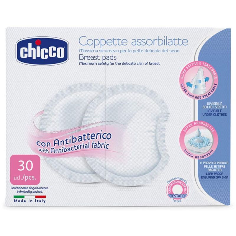 Discos-Absorventes-para-Seios---Antibacteriano---30-Unidades---Chicco-00061779000000-Embalagem