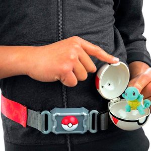 Conjunto de Ação - Pokémon - Cinto Porta Pokébolas - Squirtle