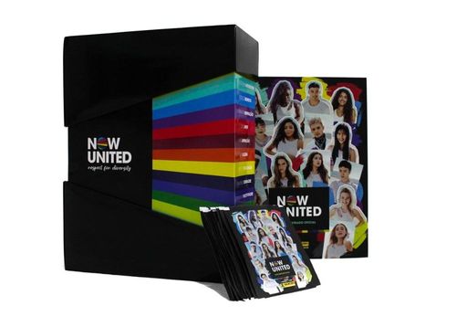 Box Premium Now United - Kit álbum capa dura + 48 Envelopes