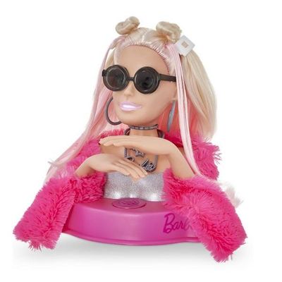 Boneca Barbie Para Maquiar Extra Styling Head Hair - Pupee - Ri Happy