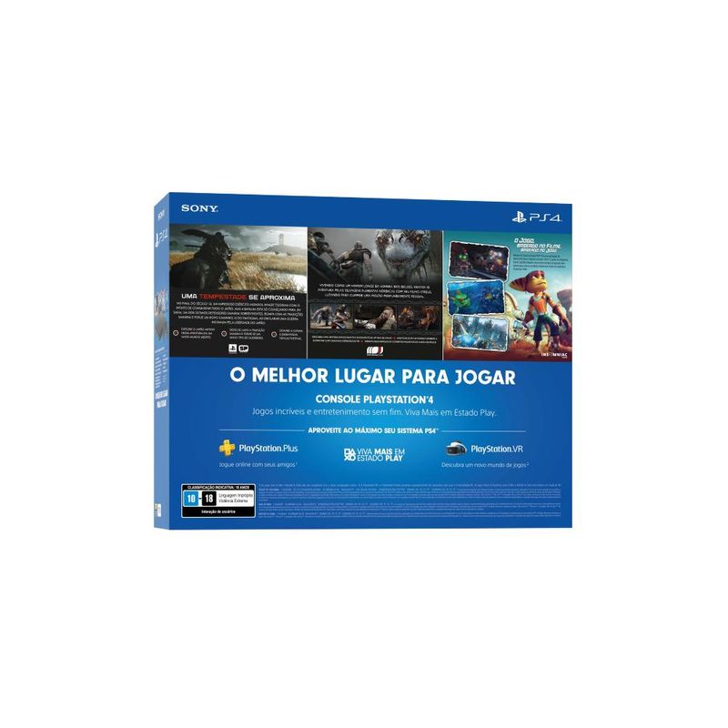 Playstation-4---Mega-Pack-V18---1TB-com-3-Jogos---Sony-5