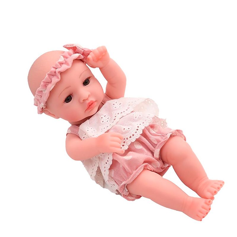Boneca - Bebê Reborn - Laura Baby - Mini Lauren - Vinil - Asgard
