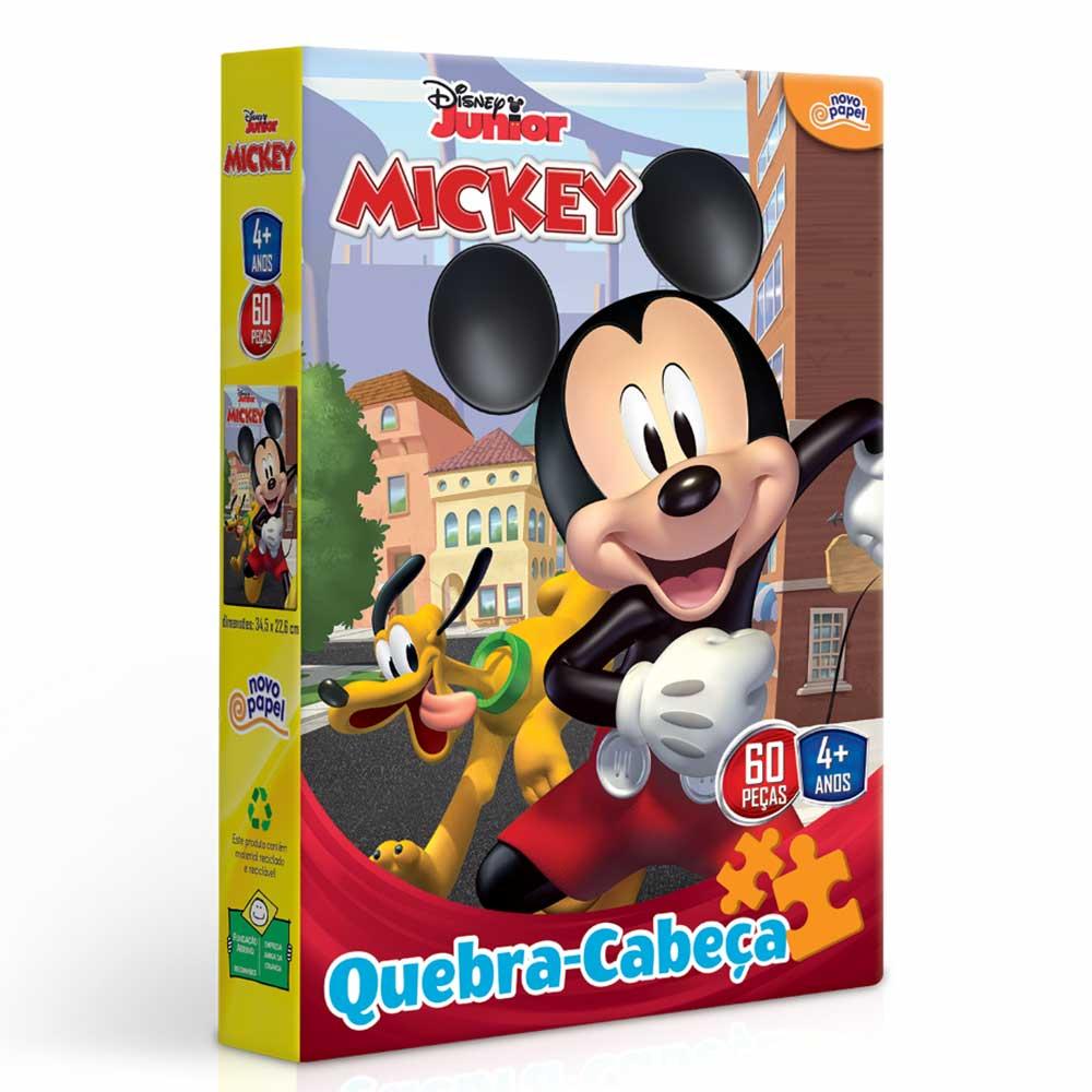 Ler e Brincar Mickey Disney - livro e quebra-cabeça