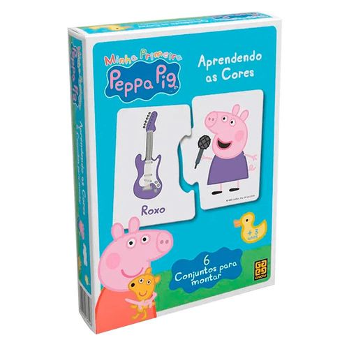 Jogo Aprendendo as Cores Peppa Pig